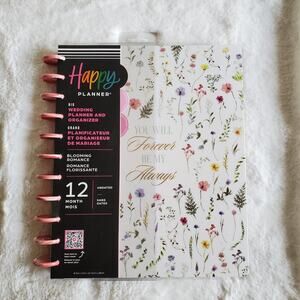 The Happy Planner Big Wedding Planner Blooming Romance 12 Month undated